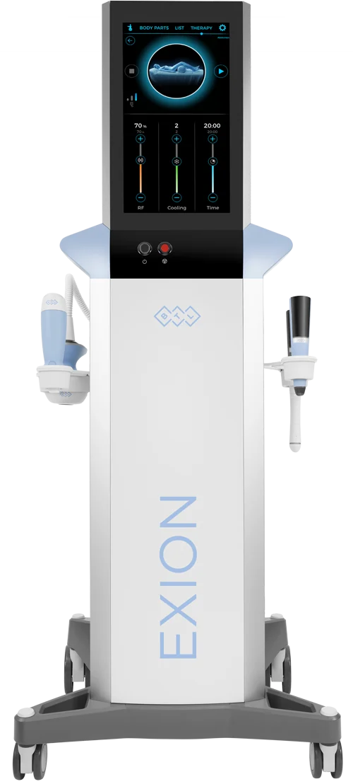 EXION 原廠儀器平台產品圖（非療程操作照片）