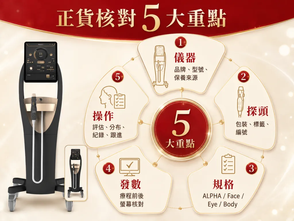 DENSITY正貨儀器探頭規格發數及操作五層核對