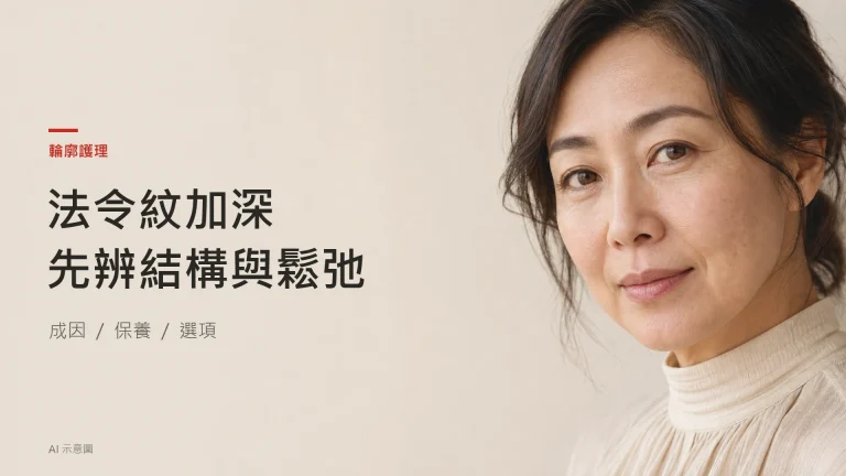 法令紋改善先分結構型定老化型：虎紋木偶紋分別、成因自測、保養極限、非手術路線同價錢