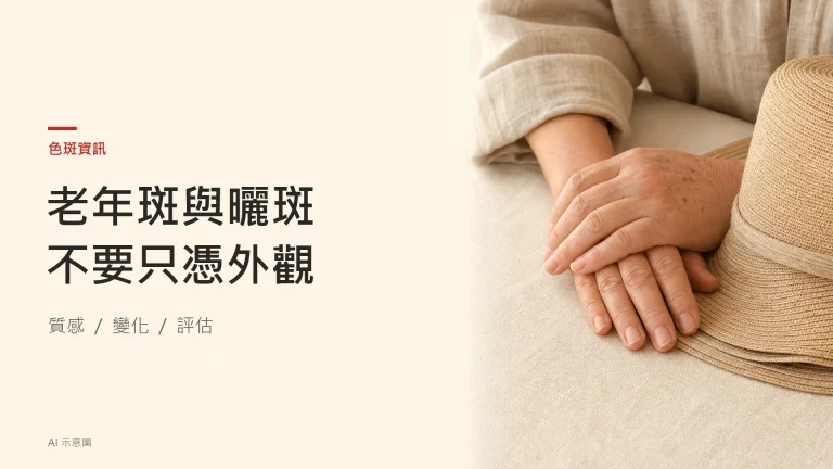 老人斑係咩?同曬斑疣分別、凸起物自測、成因、激光處理次數同轉介紅線