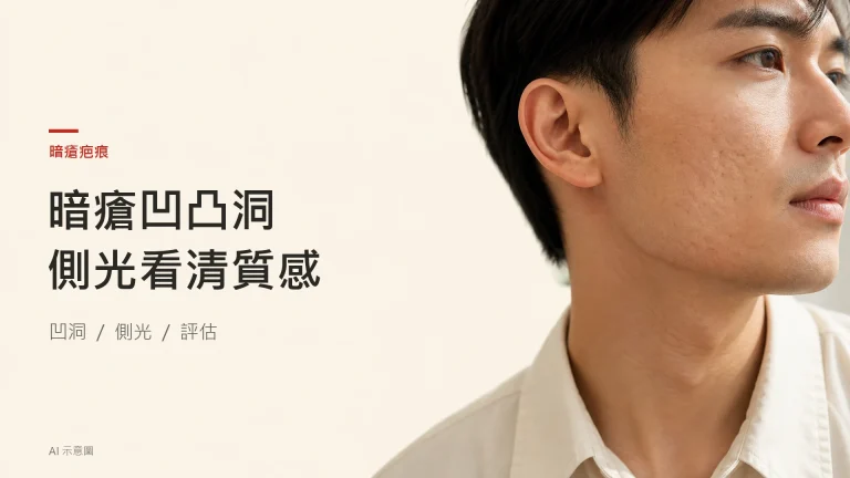 暗瘡凹凸洞自查：側光分級法＋邊類洞要幾多次先處理到